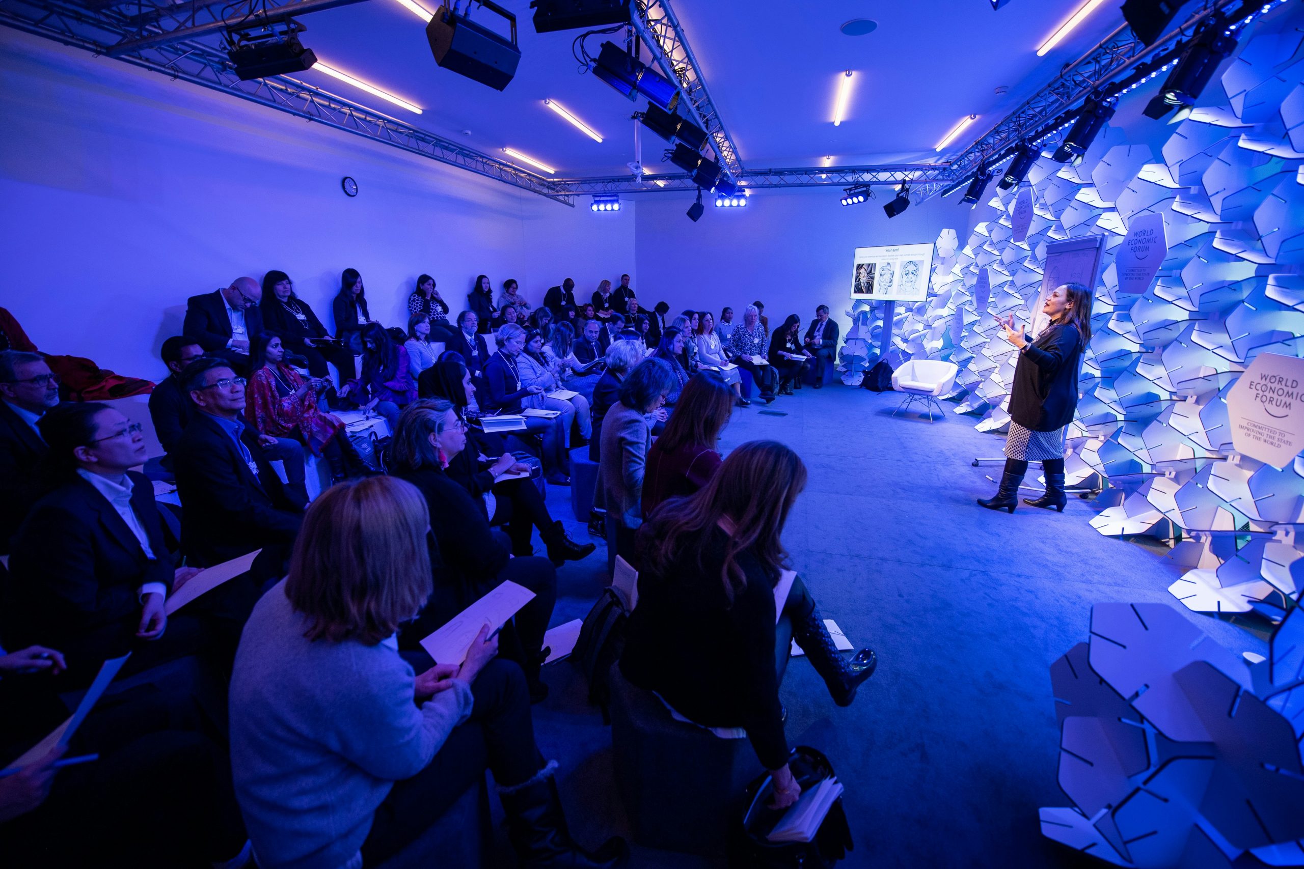 séminaire avec scénographie